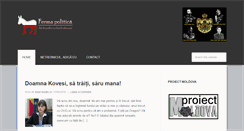 Desktop Screenshot of fermapolitica.ro
